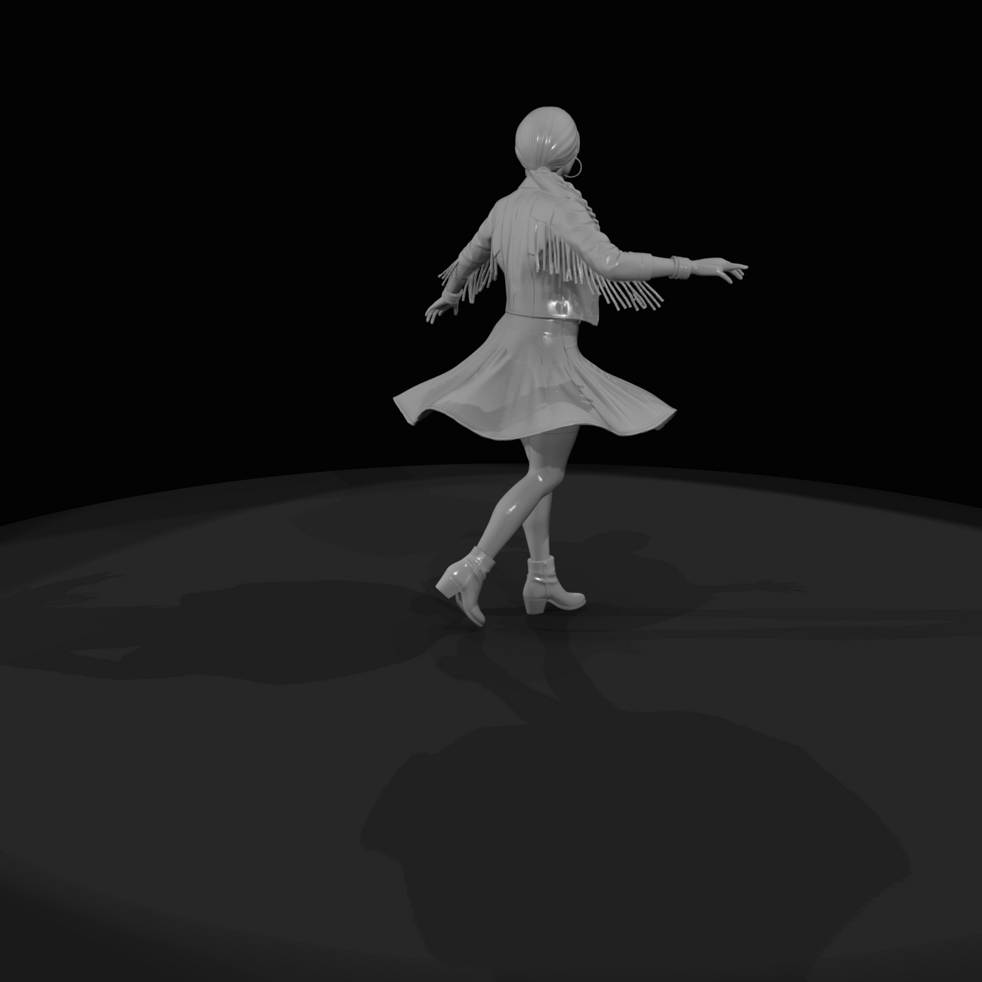 Western Bar Line Dancer (estimated)