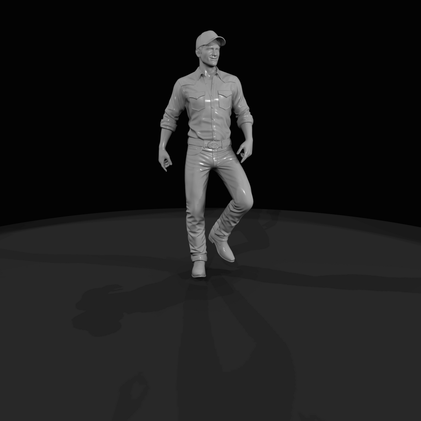 Western Bar Line Dancer (estimated)