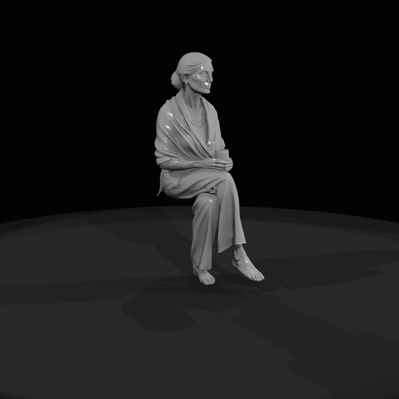 Western Bar Quiet Woman In (Contemporary)