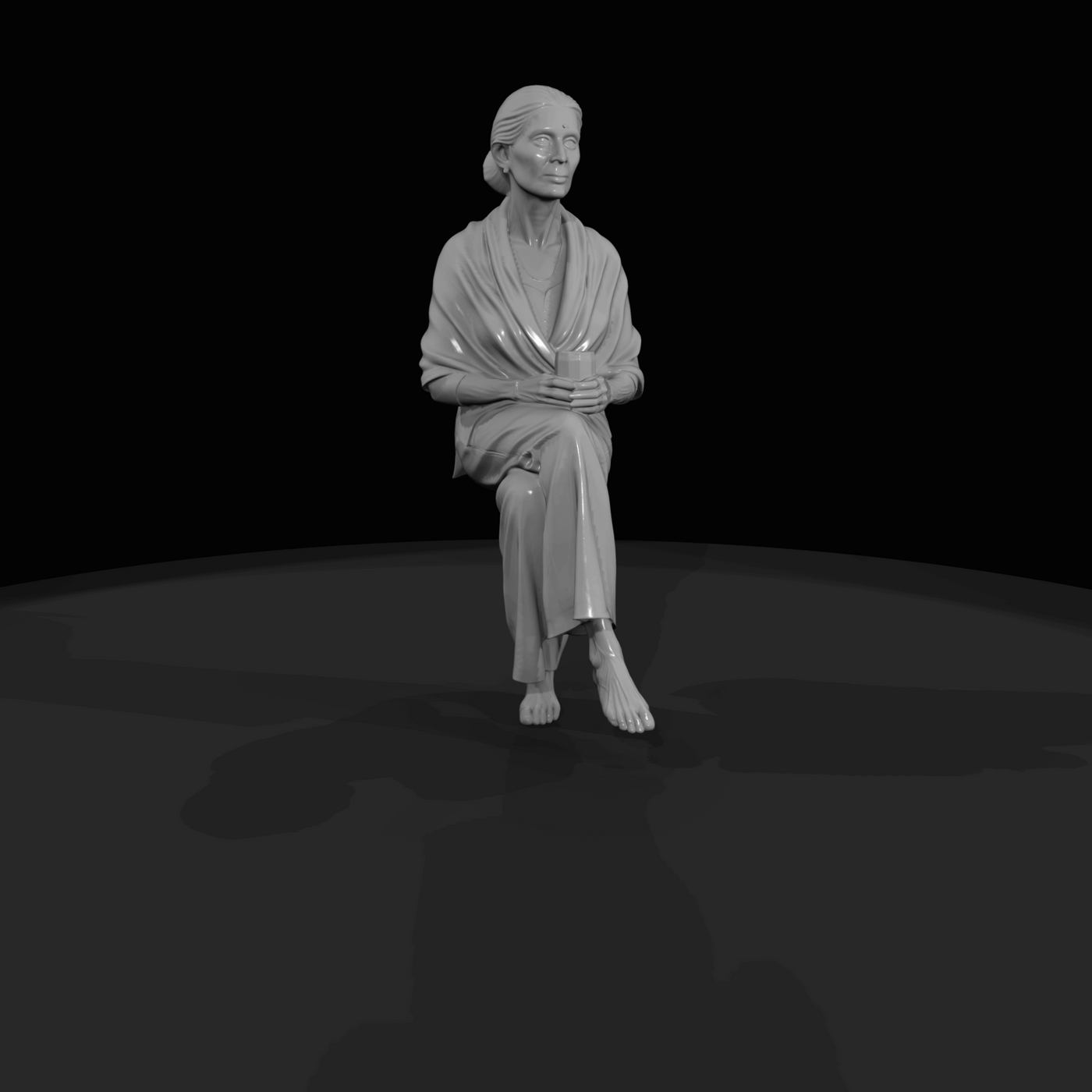Western Bar Quiet Woman In (Contemporary)