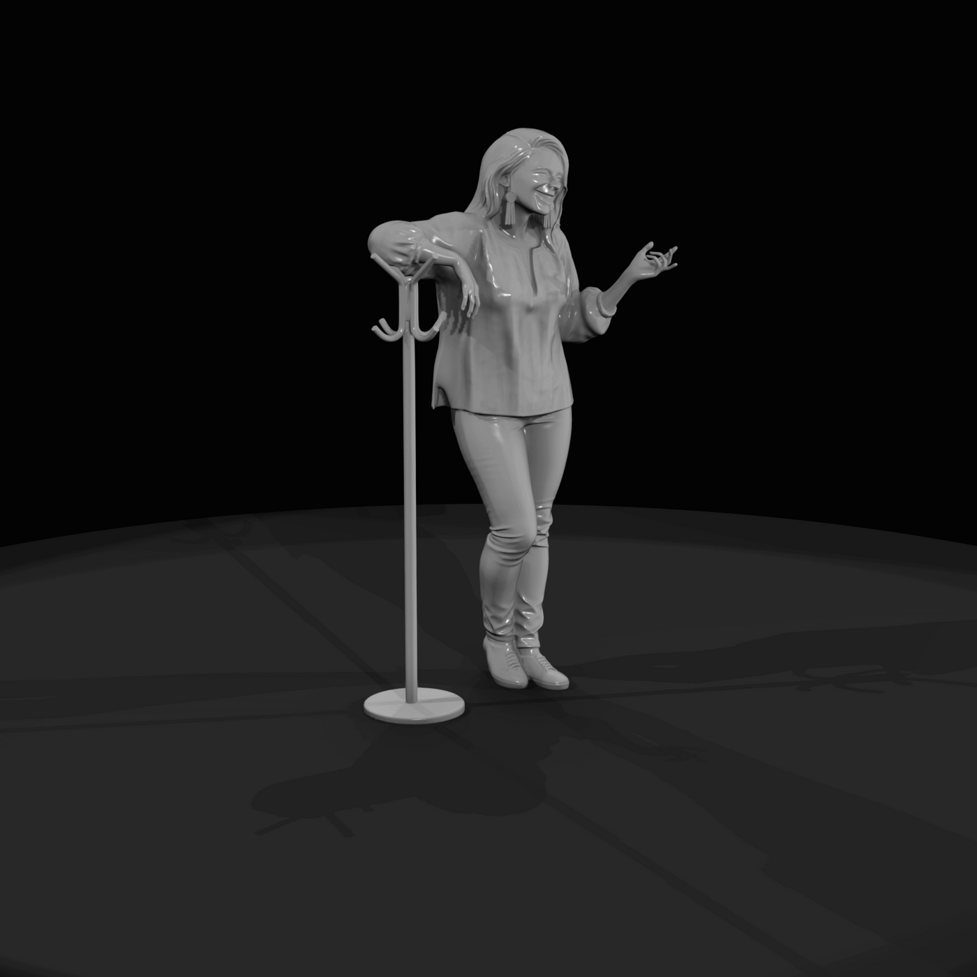 western bar woman laughing near (2010s-2020s)