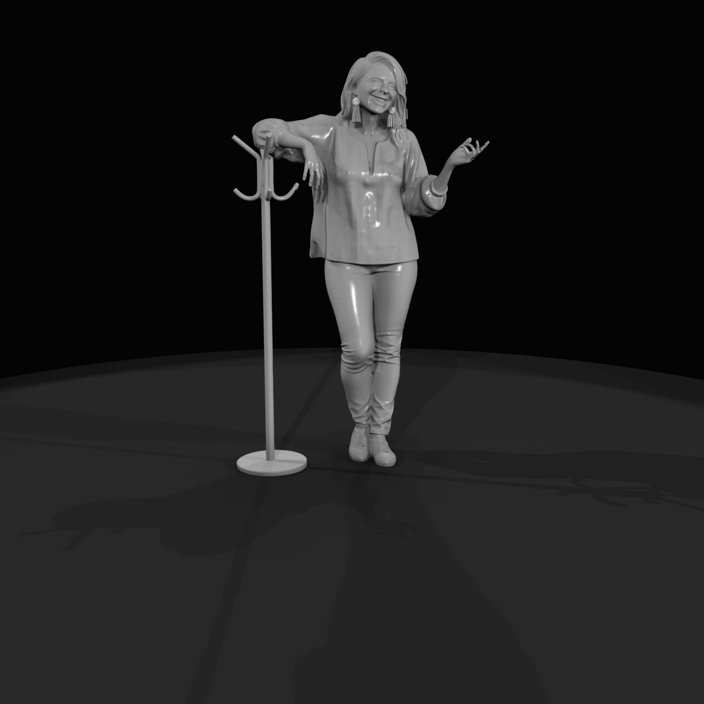 western bar woman laughing near (2010s-2020s)