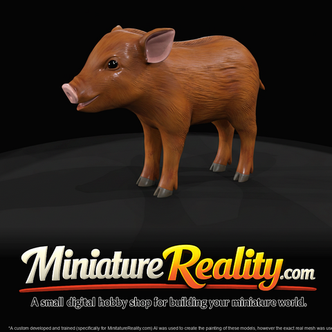 Wild Boar Piglet Striped Coloring Fur 002 (estimated)