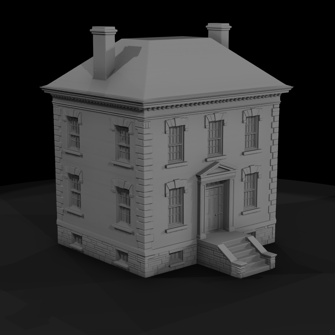 1870s Wild West Brick Townhouse