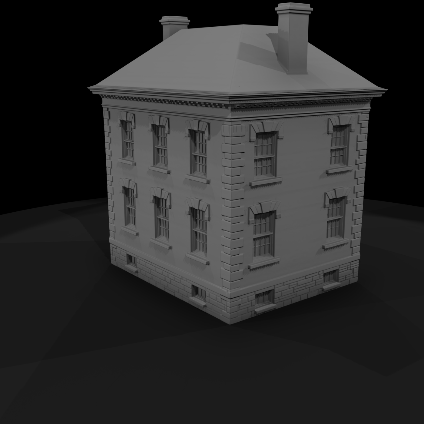 1870s Wild West Brick Townhouse