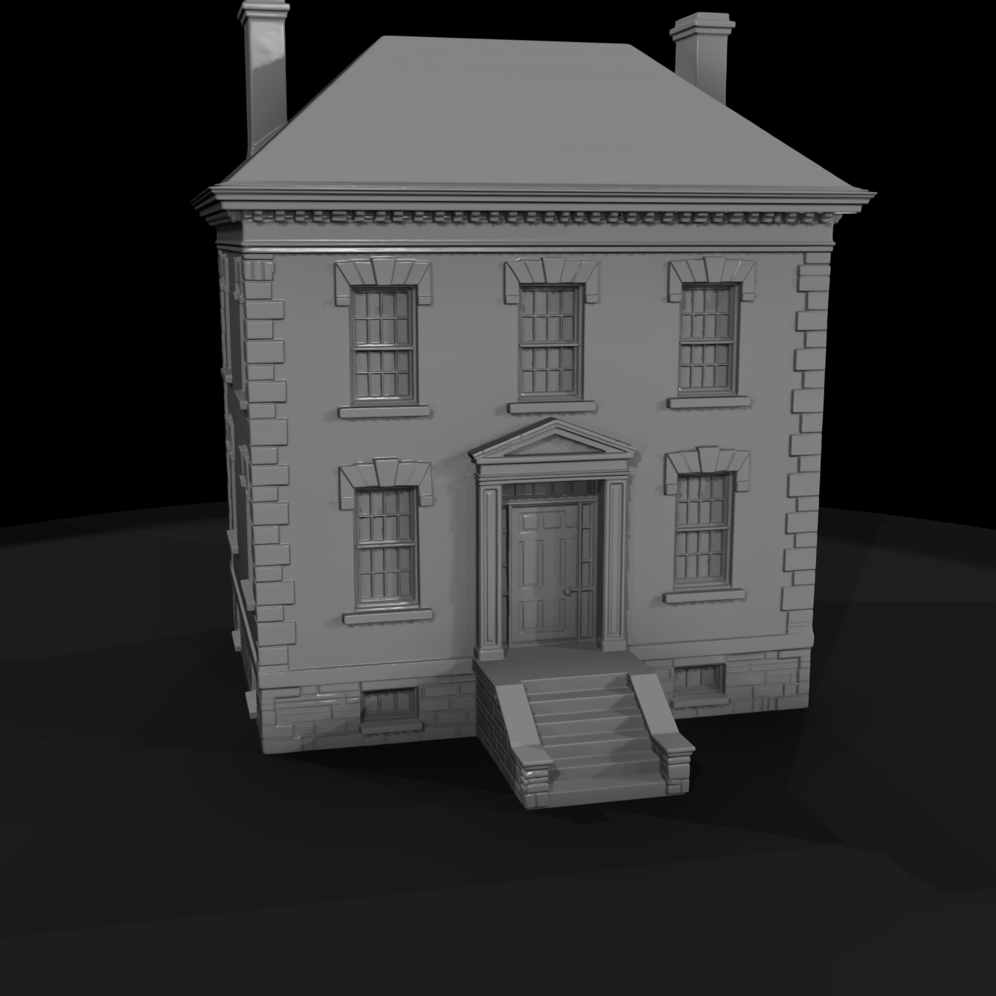 1870s Wild West Brick Townhouse