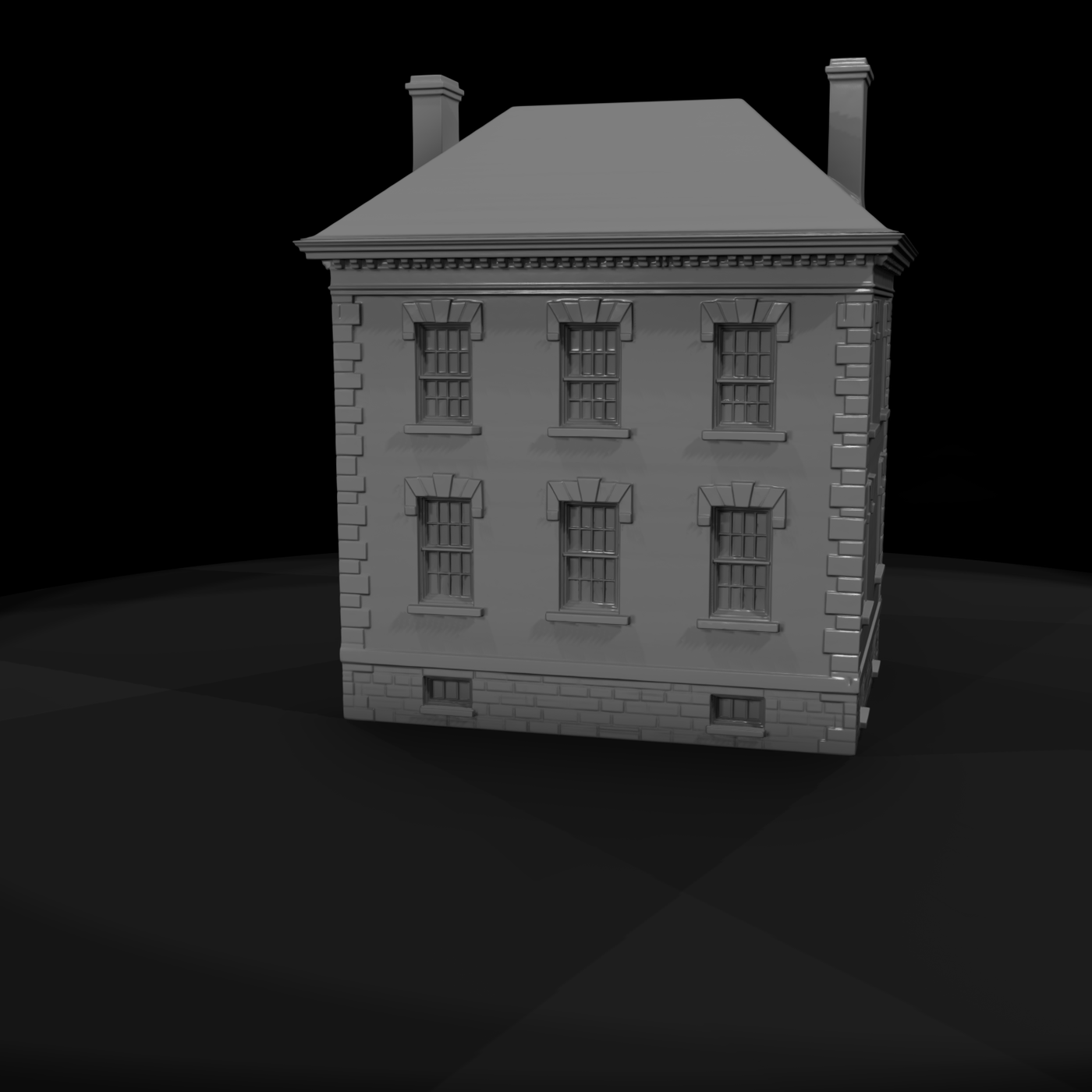 1870s Wild West Brick Townhouse