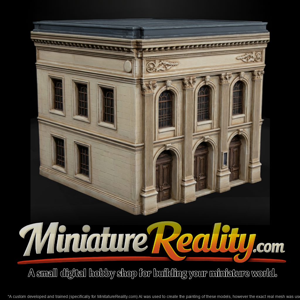 1870s Wild West Opera House Facade