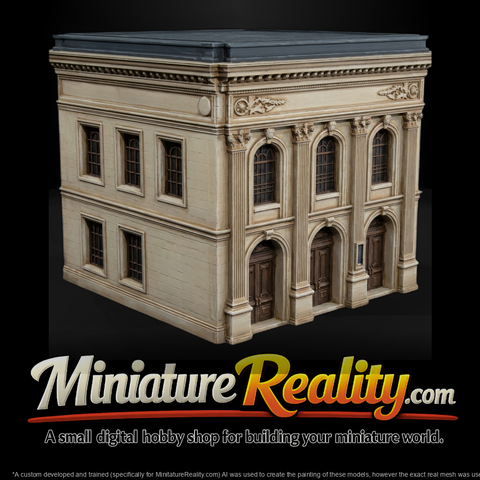 1870s Wild West Opera House Facade