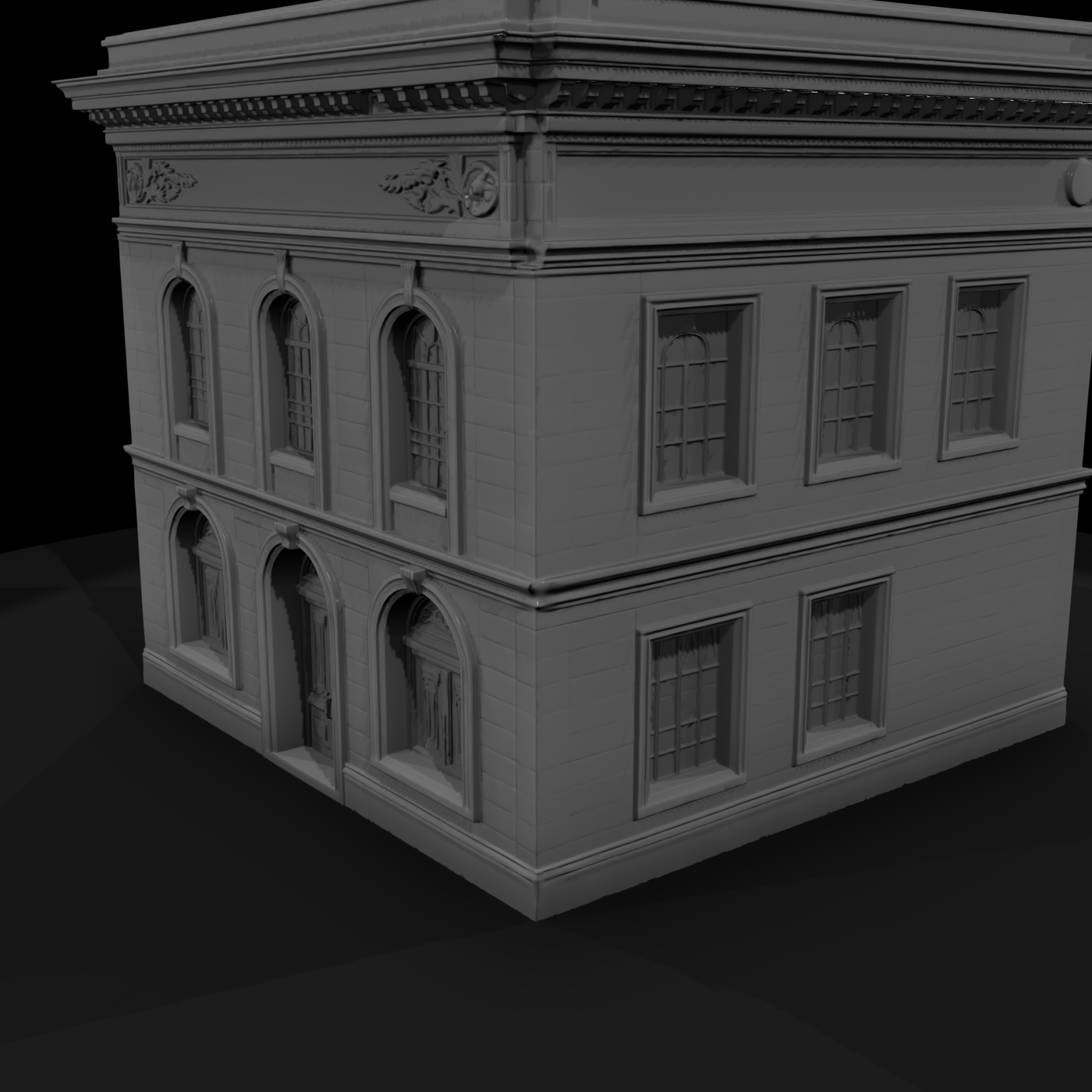 1870s Wild West Opera House Facade
