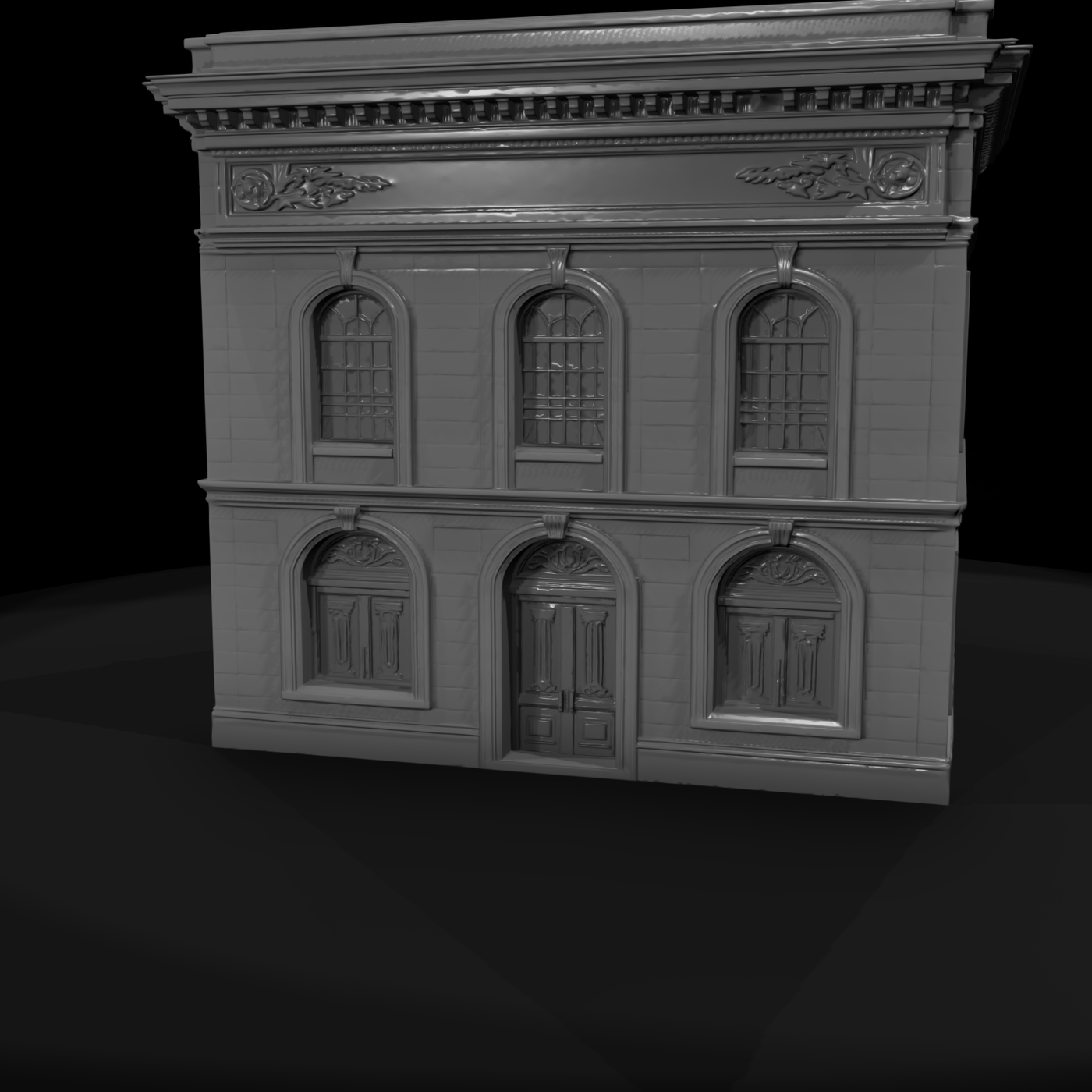 1870s Wild West Opera House Facade