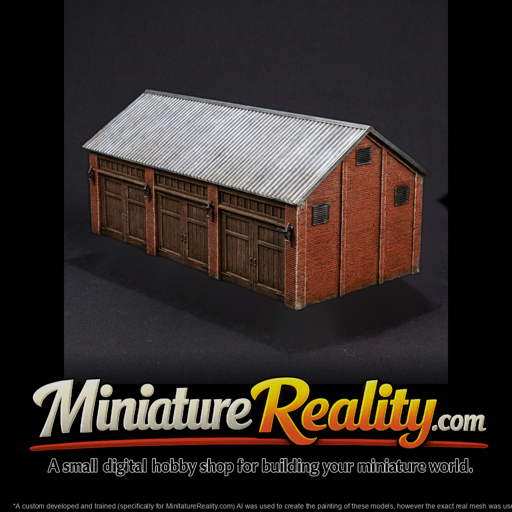 1870s Wild West Brick Warehouse