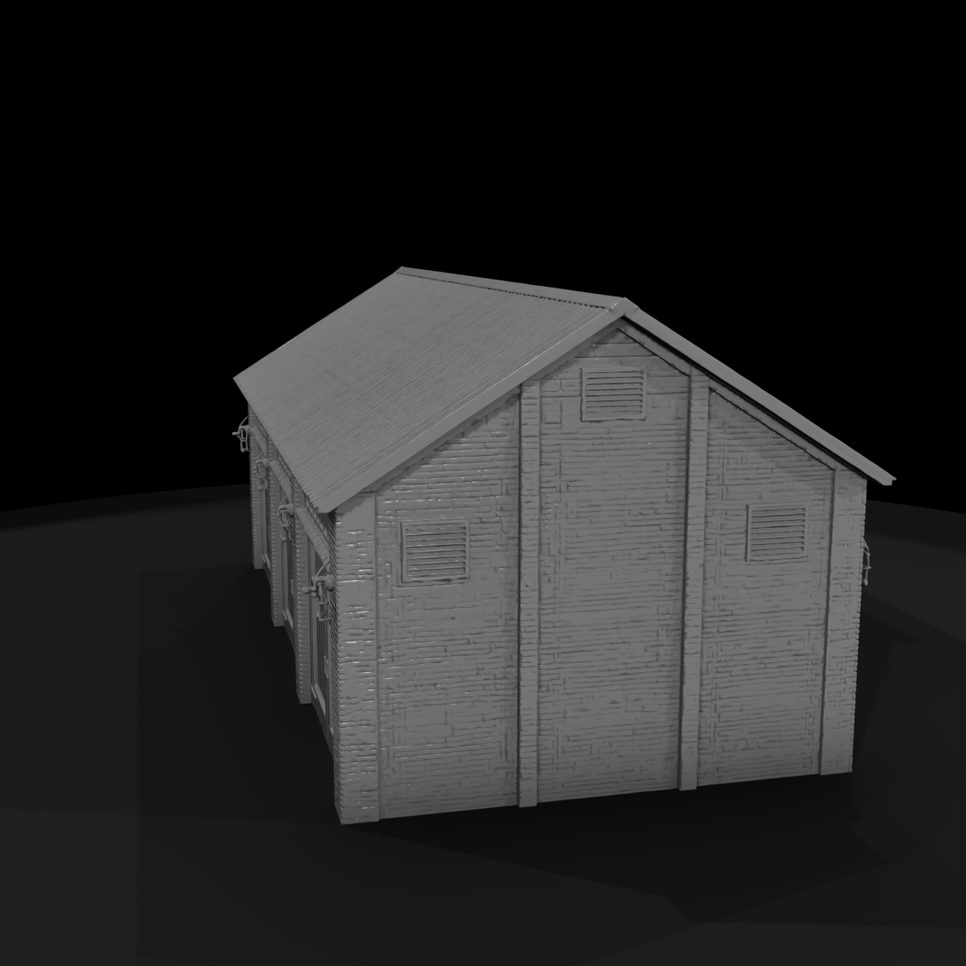 1870s Wild West Brick Warehouse