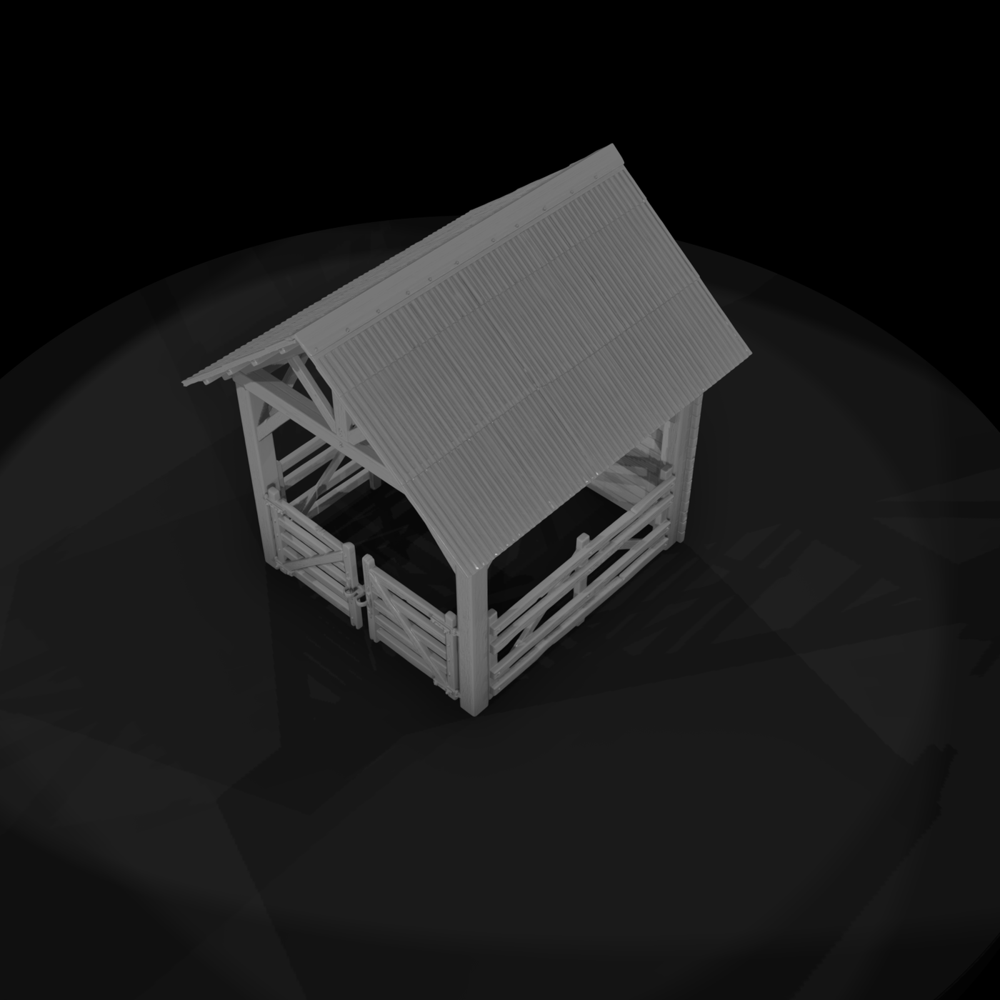 Wild West Carpenter's Timber Shed