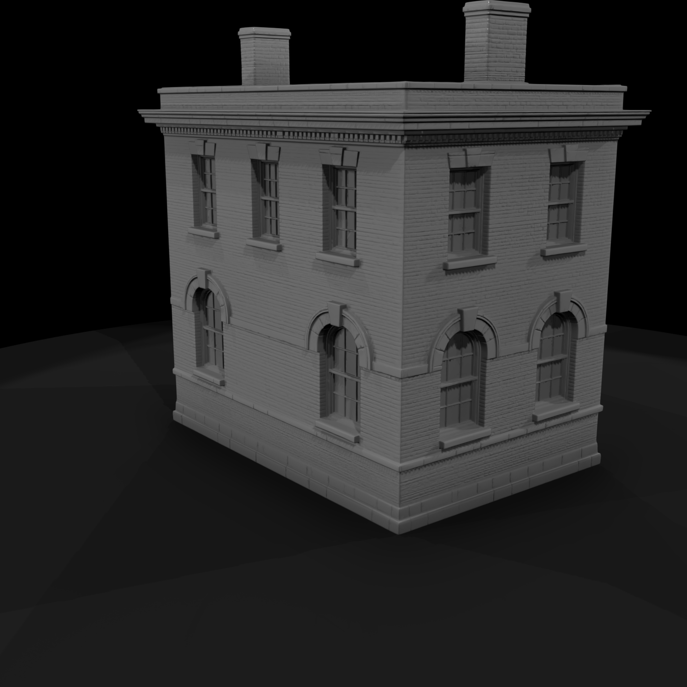 Wild West Two-Story Bank