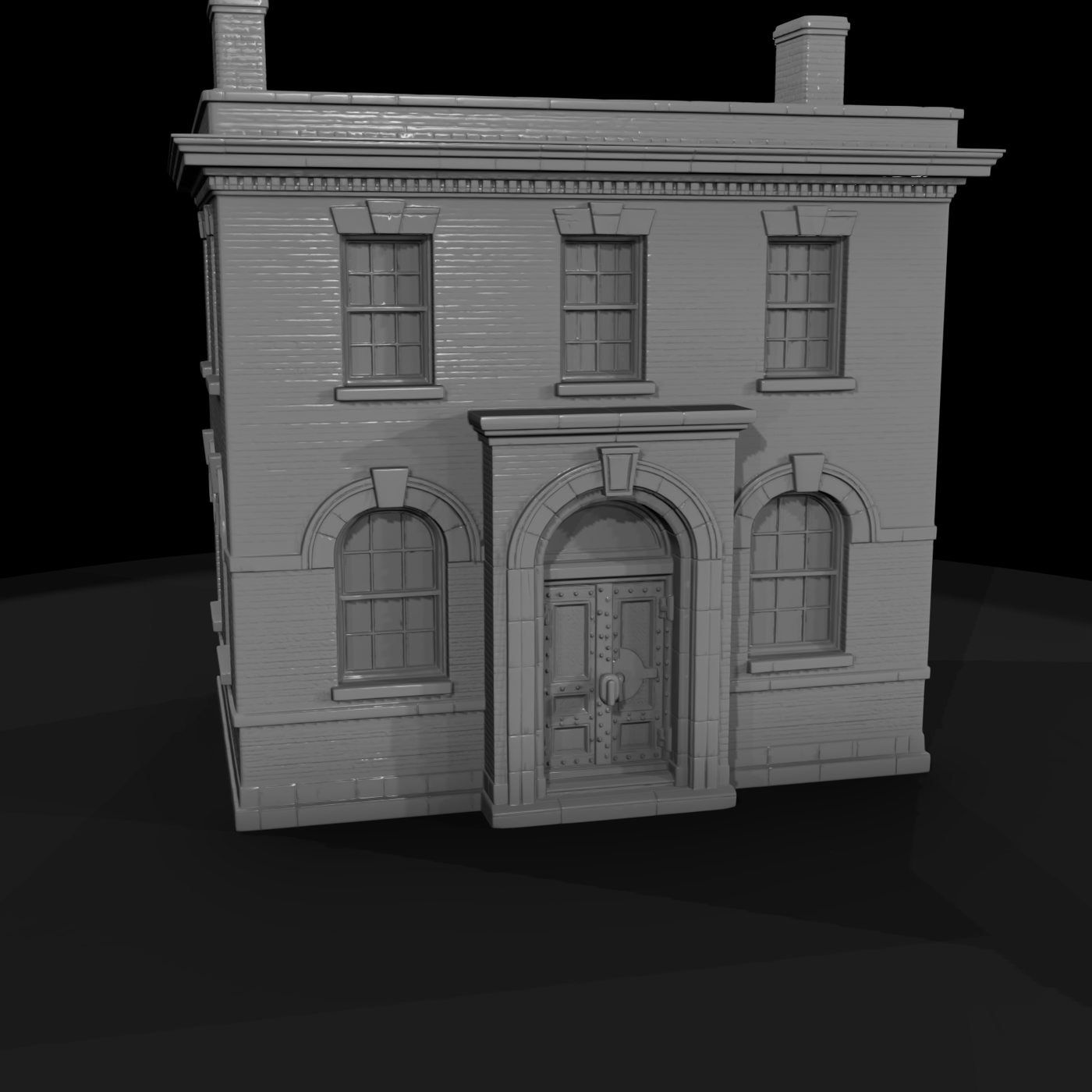 Wild West Two-Story Bank