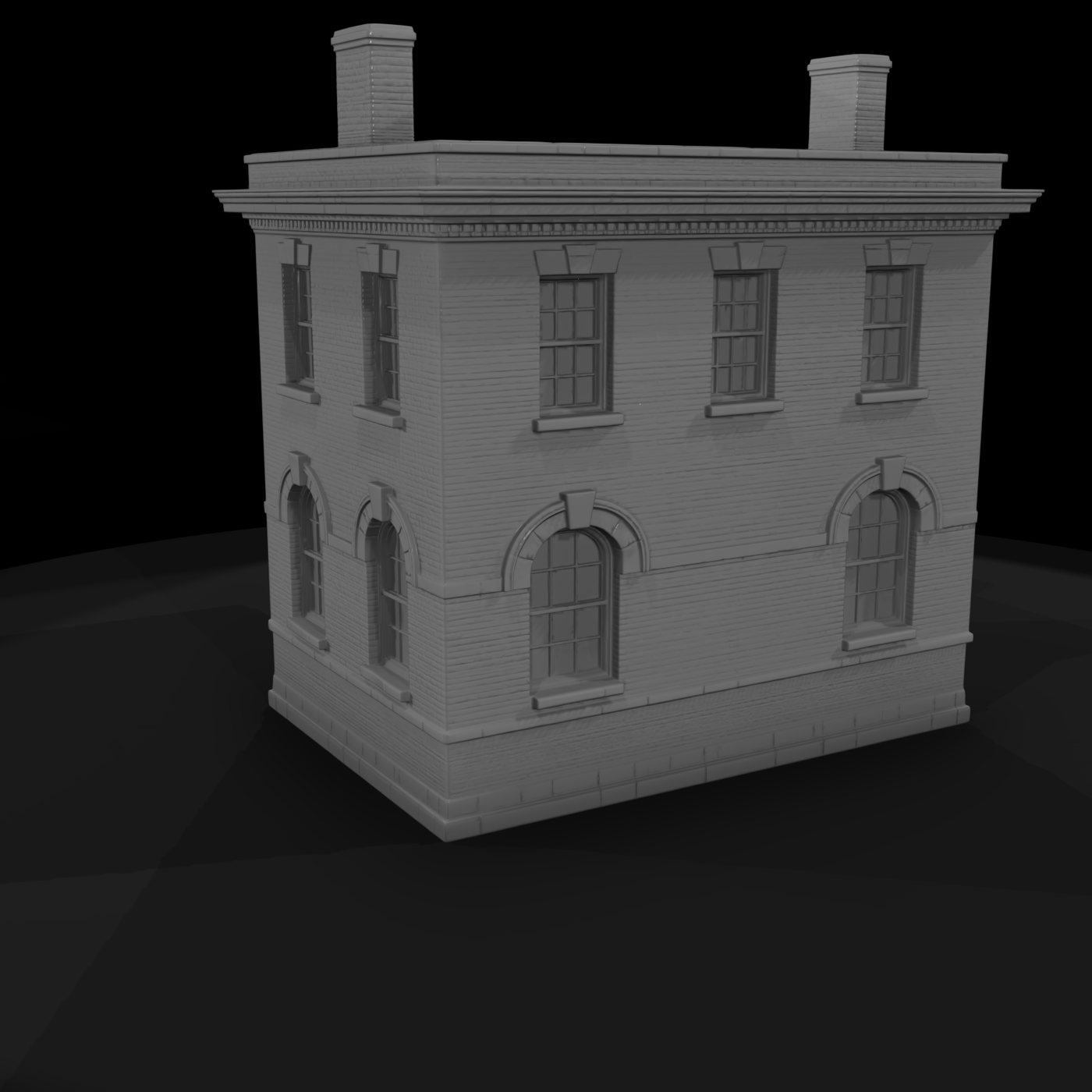 Wild West Two-Story Bank