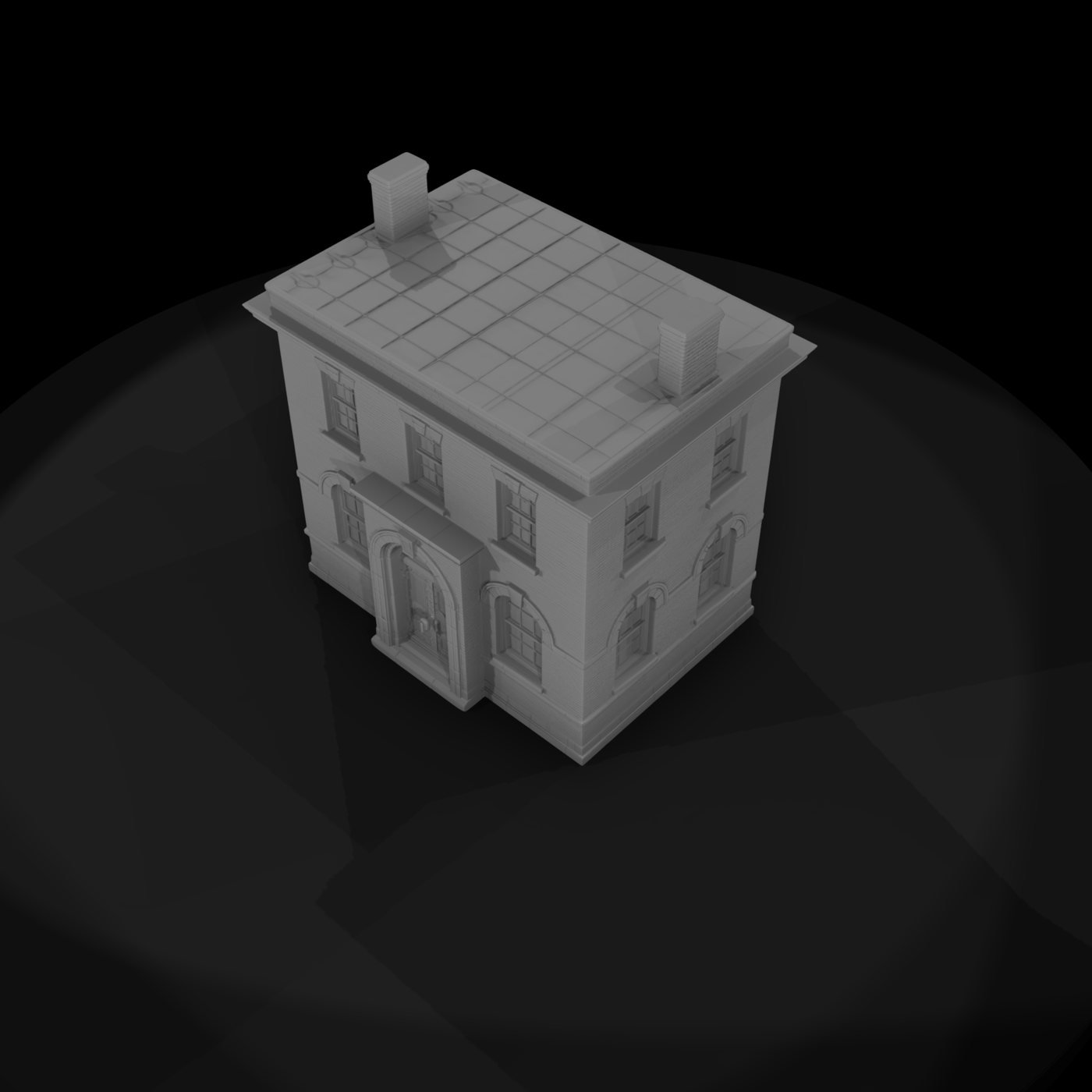 Wild West Two-Story Bank