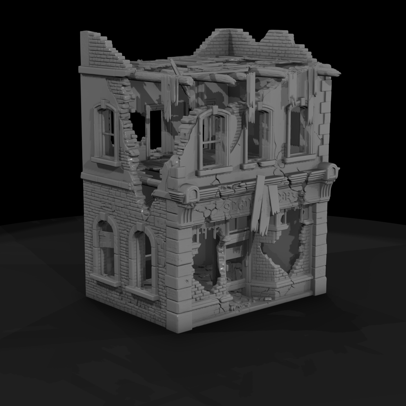Wild West Ruined Storefront