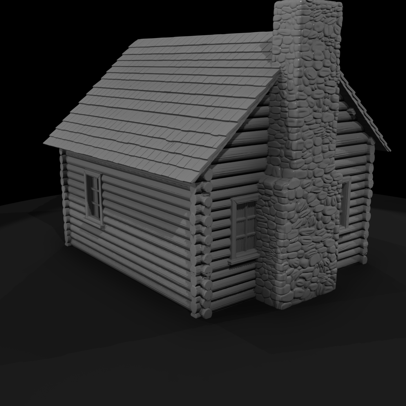 1870s Wild West Log Cabin