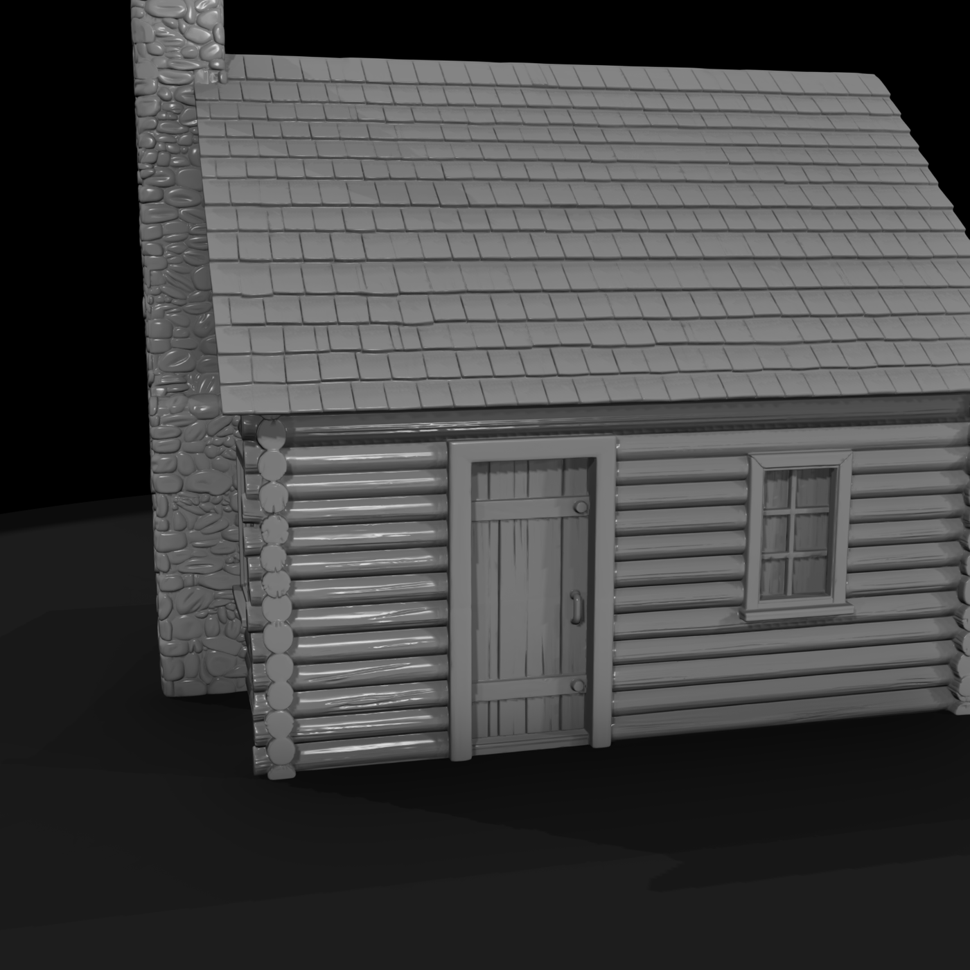 1870s Wild West Log Cabin