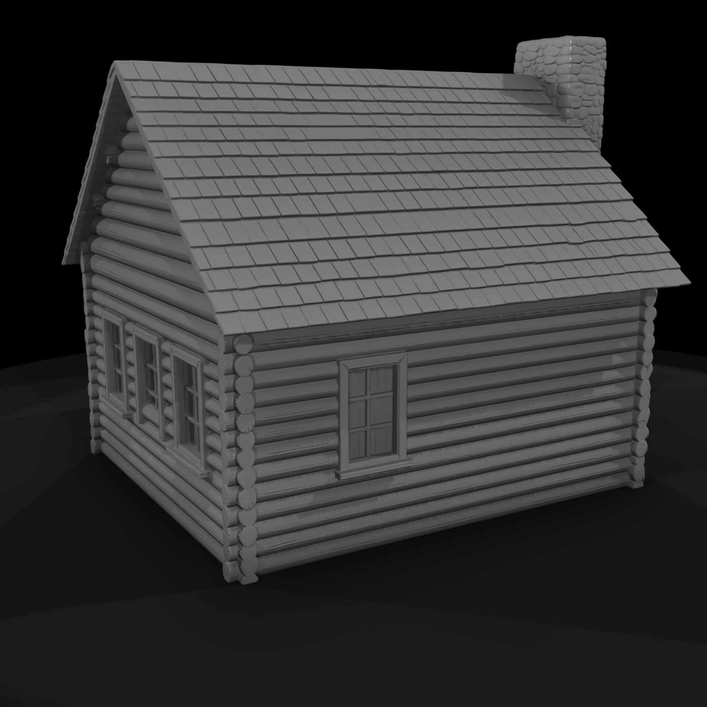 1870s Wild West Log Cabin