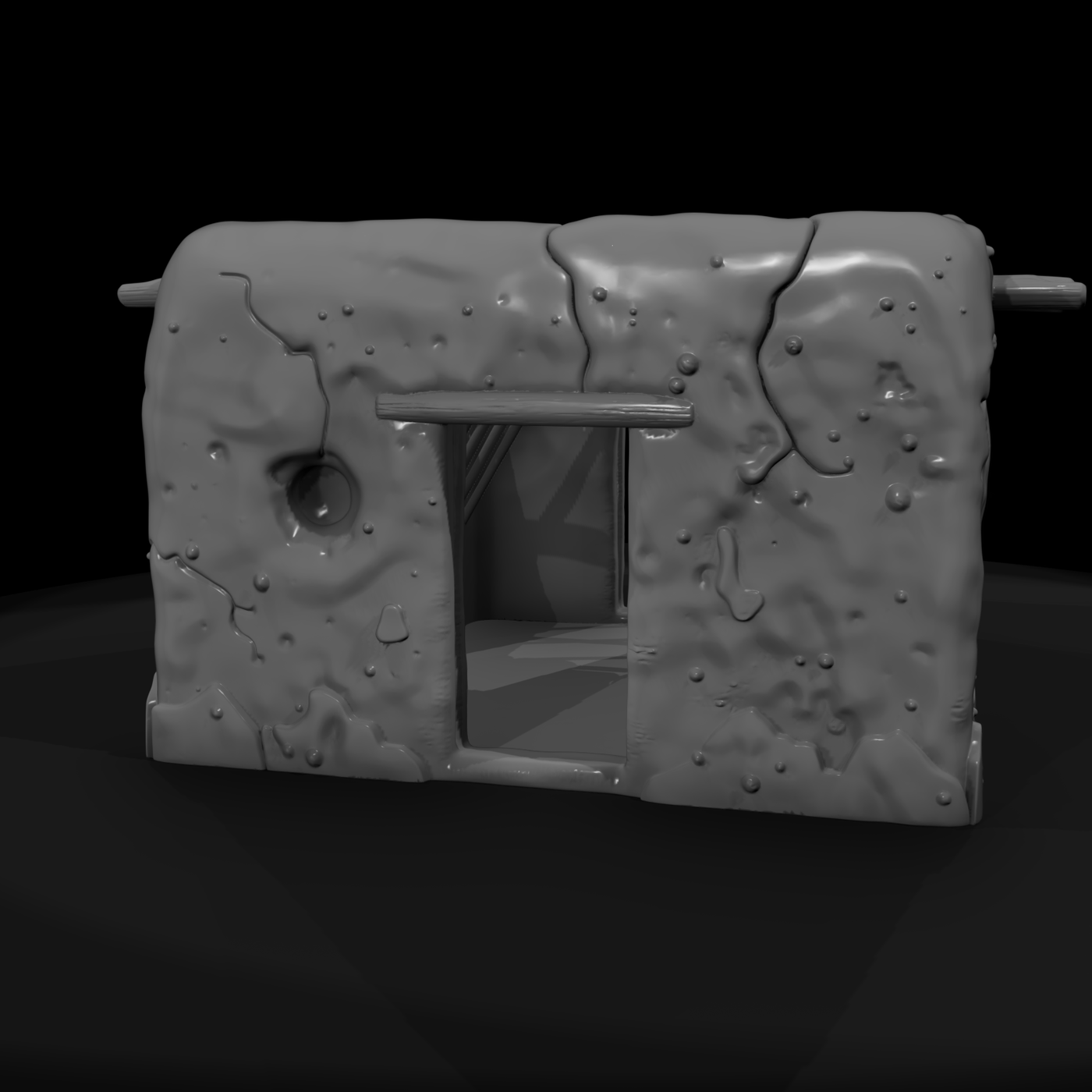 Ruined Adobe Dwelling Wild West