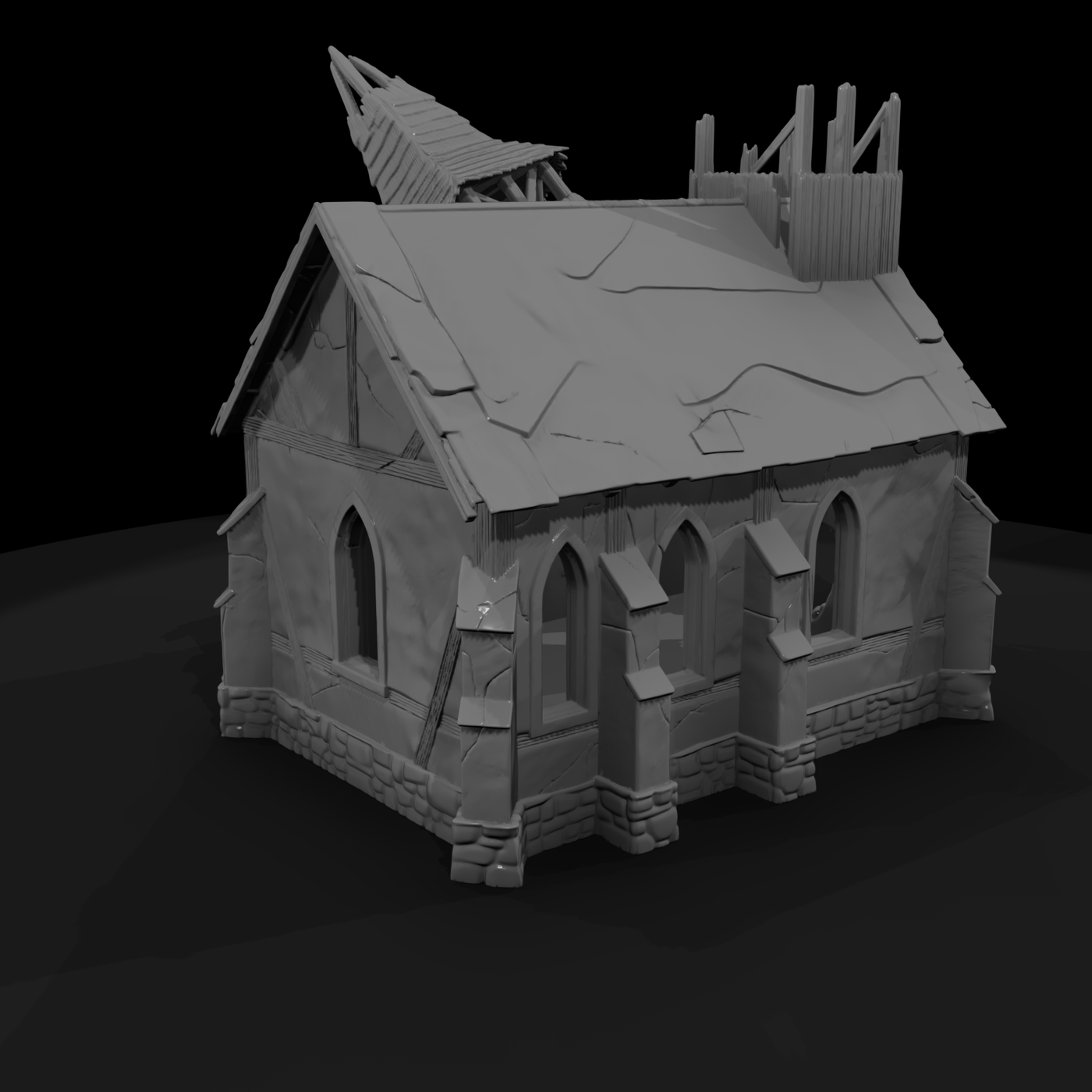 Wild West Ruined Church