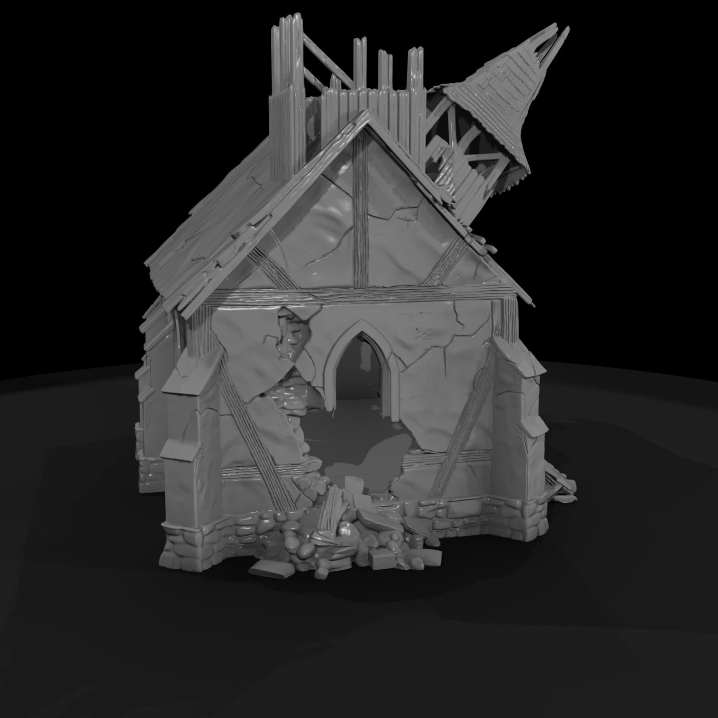 Wild West Ruined Church