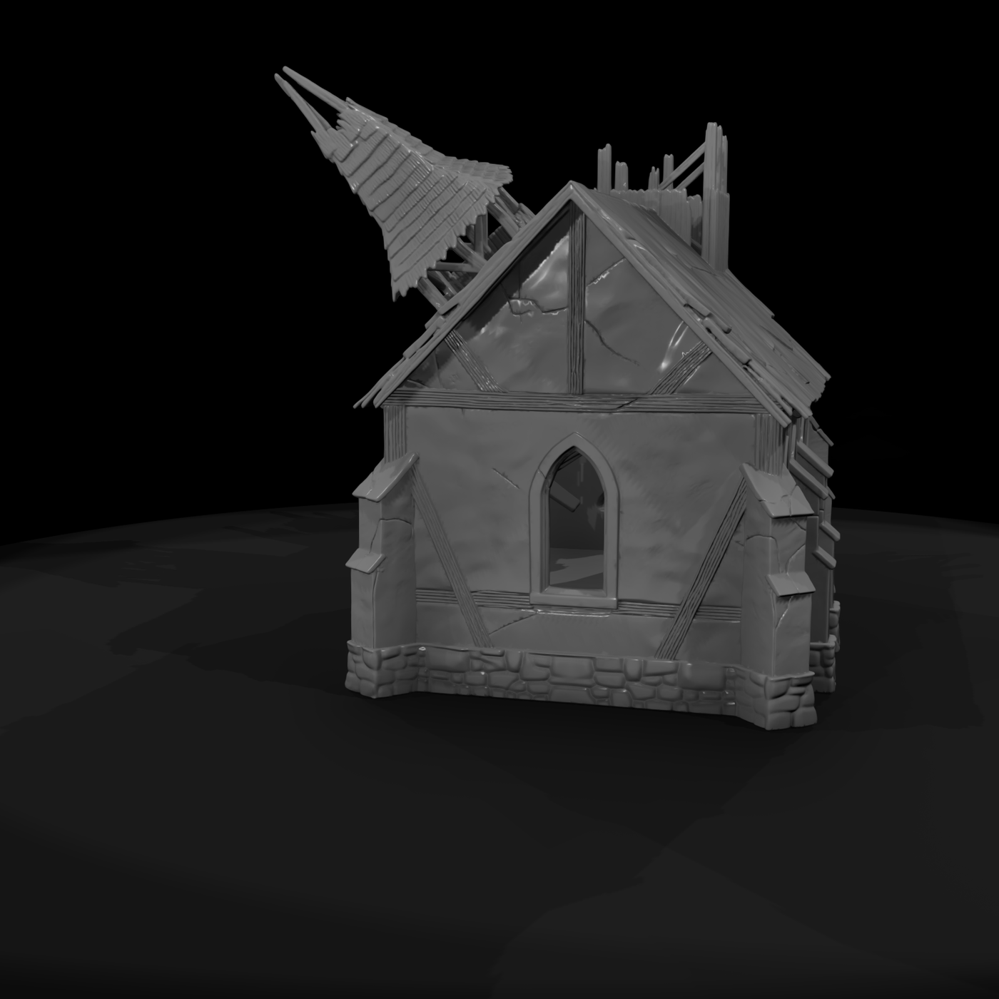 Wild West Ruined Church