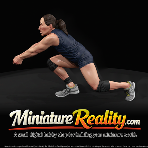 Women’s Volleyball Libero Miniature