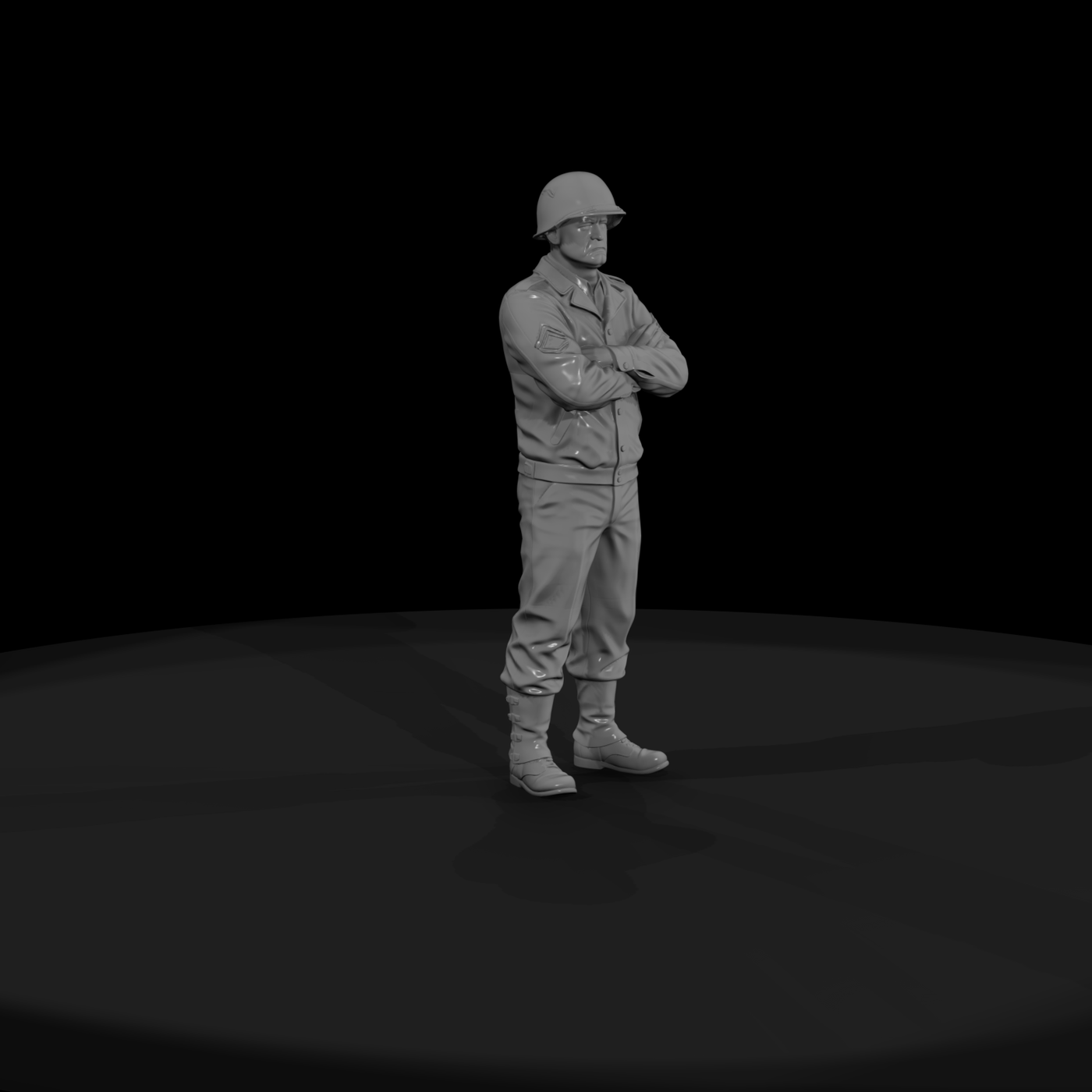 World War II US Infantry Soldier Miniature