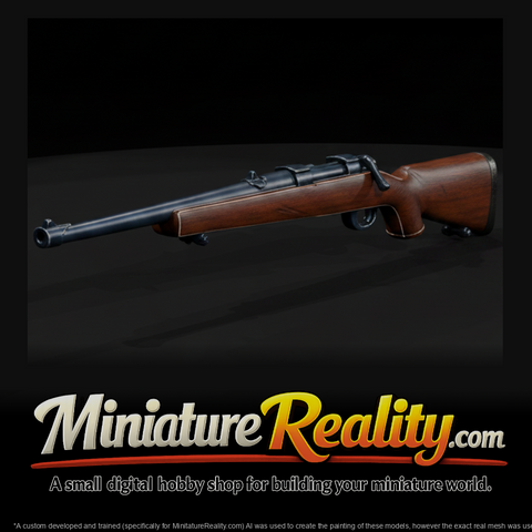 Winchester Model 70, three-quarter view