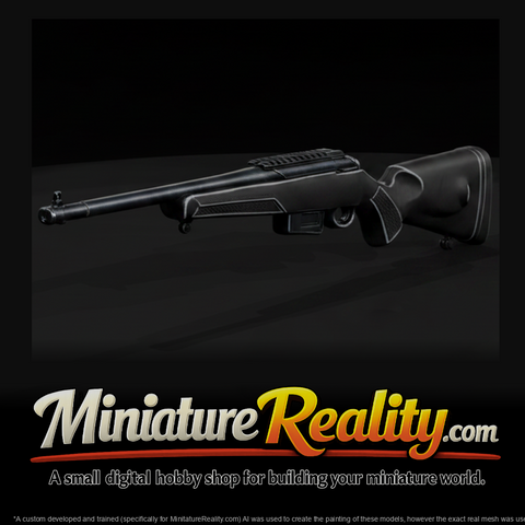 Tikka T3x Bolt-Action Rifle miniature, three-quarter view