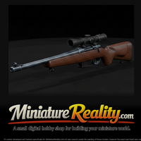 Sako 85 Bolt-Action Rifle miniature, three-quarter view — thumbnail 1