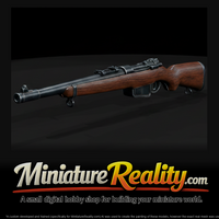 Mannlicher-Schonauer Hunting Rifle miniature, three-quarter view — thumbnail 1