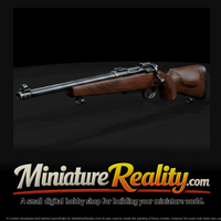 Merkel Bolt Rifle miniature, three-quarter view — thumbnail 1