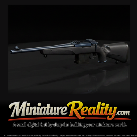 Sauer 404 Bolt-Action Hunting Rifle miniature, three-quarter view