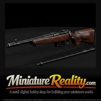 CZ 557 Bolt-Action Hunting Rifle miniature, three-quarter view — thumbnail 1