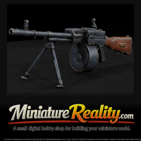 RPD miniature, three-quarter view — thumbnail 1