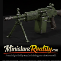 Stoner 63 miniature, three-quarter view — thumbnail 1