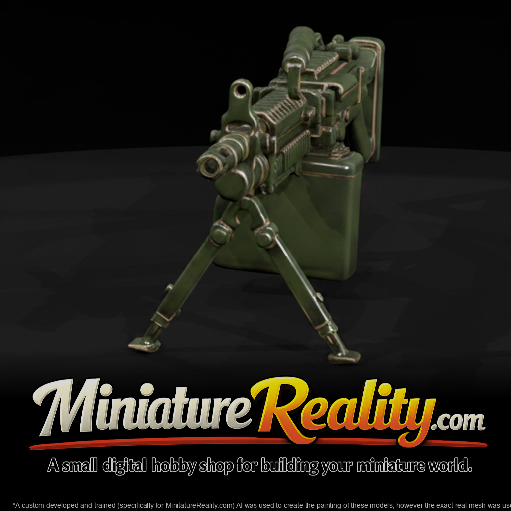 Mk 48 miniature, three-quarter view