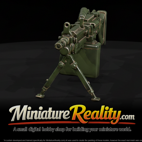 Mk 48 miniature, three-quarter view
