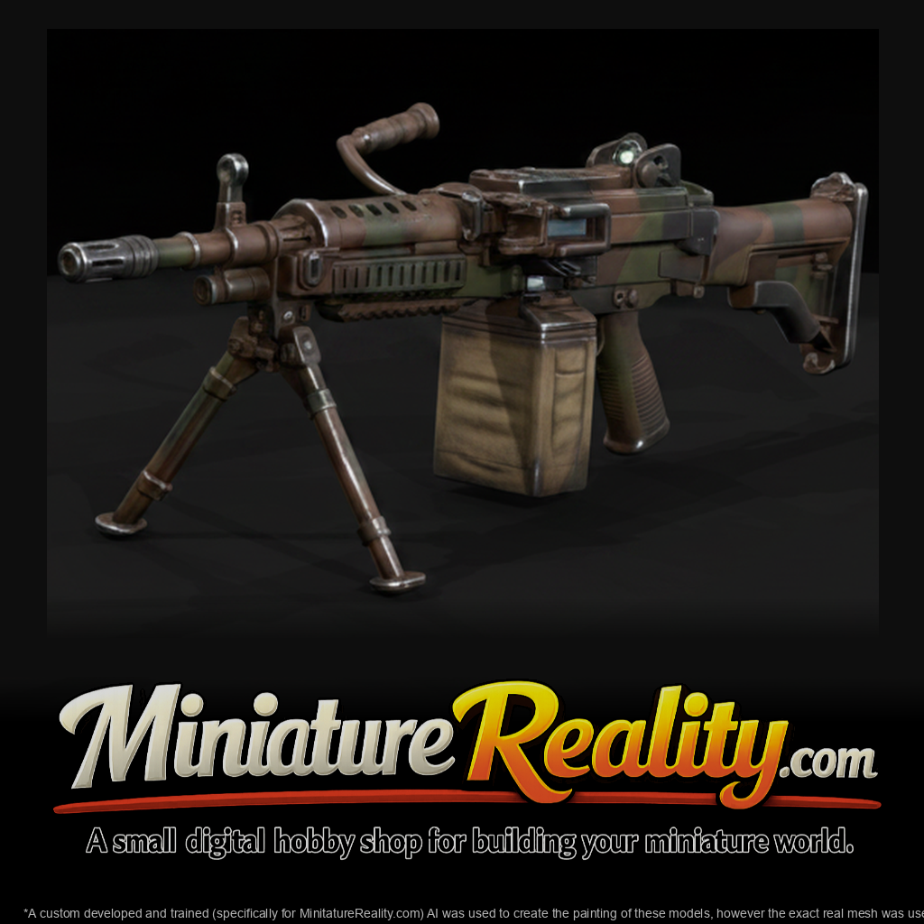 Mk 46 miniature, three-quarter view