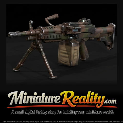Mk 46 miniature, three-quarter view