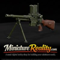 Breda M30 miniature, three-quarter view — thumbnail 1