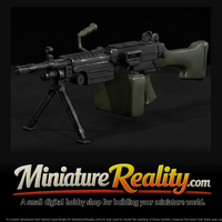 FN Minimi 7 62 miniature, three-quarter view — thumbnail 1