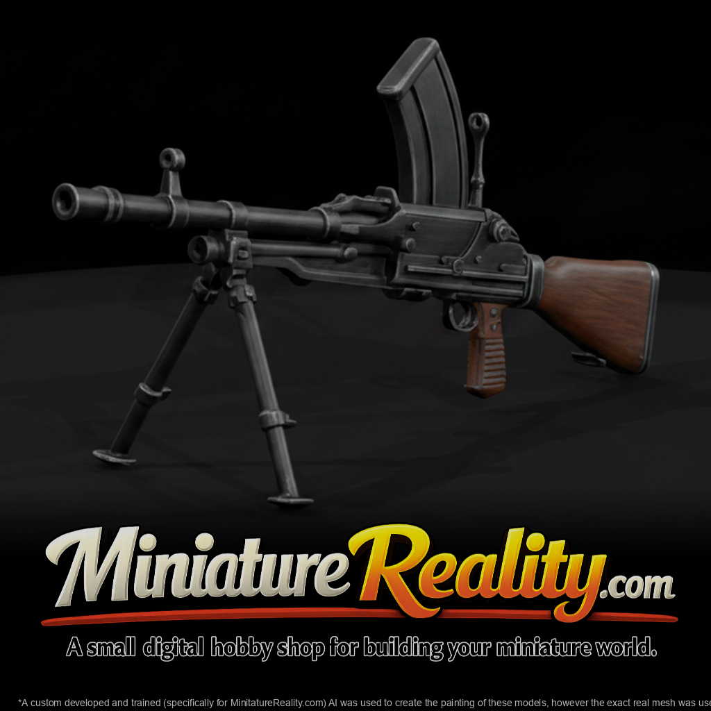 Bren L4 miniature, three-quarter view