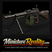 UK Vz 59 miniature, three-quarter view — thumbnail 1