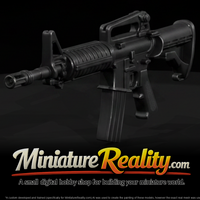 M4 Carbine miniature, three-quarter view — thumbnail 1